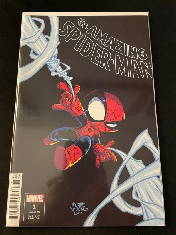 THE AMAZING SPIDER-MAN #1 Five Cover Versions, VFNM Condition