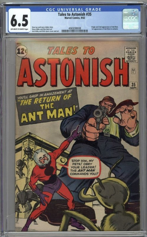 Tales to Astonish 35 CGC 6.5 2nd Ant-Man 