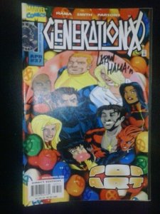 generation x 37 artist signed larry hama coa marvel comics xmen x-men comic book