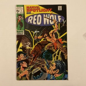 Marvel Spotlight On 1 Red Wolf Fine- Fn- 5.5 1971 Marvel