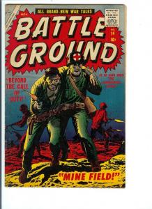 Battle Ground #14 - Silver Age - Vol. 1, Nov. 1956 (FN)
