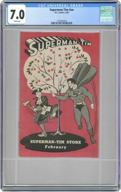 Superman Tim #75 4902 DC National Periodical 1949 CGC 7.0 Scarce Promotional