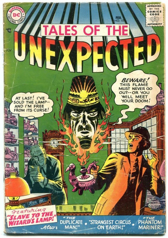 Tales Of The Unexpected #10 1957-DC COMICS EARLY ISSUE VG