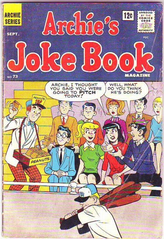 Archie's Joke Book #73 (Sep-63) VG Affordable-Grade Archie, Betty, Veronica, ...