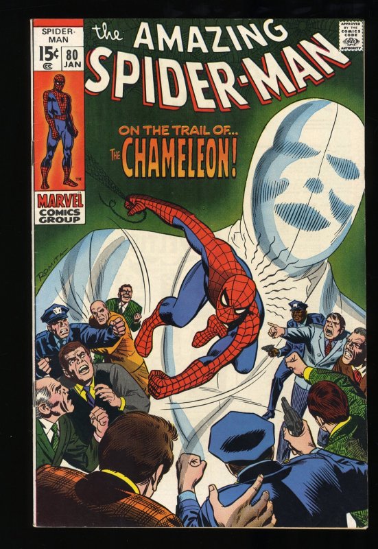 Amazing Spider-Man #80 VF+ 8.5 Chameleon Appearance!