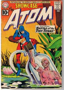 SHOWCASE #34, VG+, Origin & 1st Atom, Anderson, Gil Kane,1956
