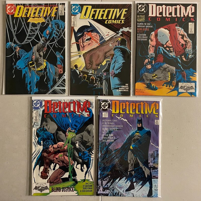 Detective Comics lot #511-600 DC 1st Series (avg 6.0 FN) 37 diff (1982 to 1989)