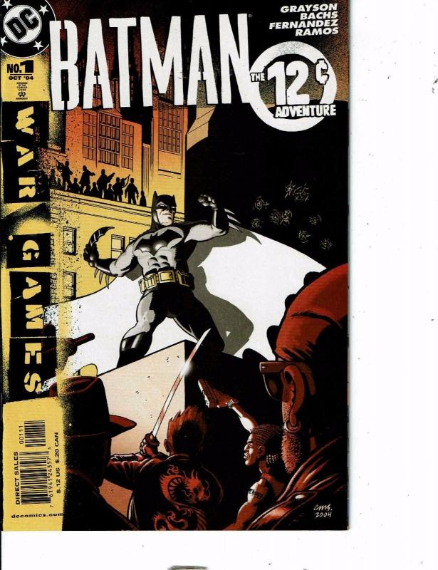 Lot Of 2 DC Comic Book Batman 12c Adventure #1 and Batman Nevermore #2   AB5