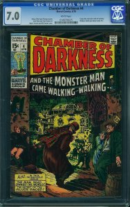 Chamber of Darkness #4 (1970) CGC 7.0 FVF