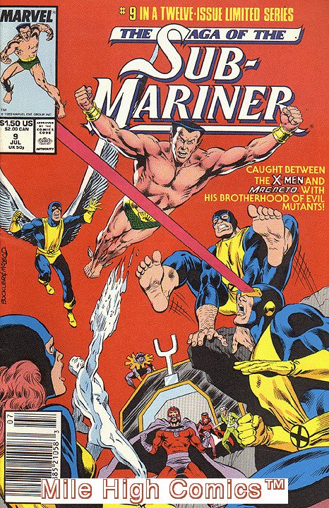 SAGA OF THE SUB-MARINER (1988 Series) #9 NEWSSTAND Very Fine Comics Book