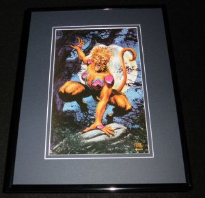 Feral Marvel Masterpieces ORIGINAL 1992 Framed 11x14 Poster Display 