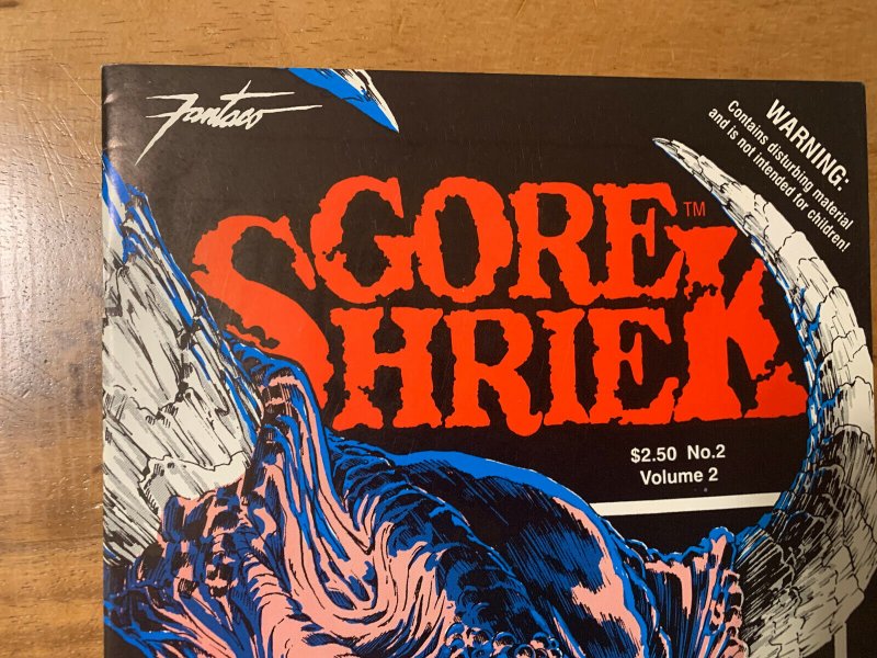 GORE SHRIEK 2 VOL 2 FANTACO HORROR COMIC BOOK 1ST PRINT 1990