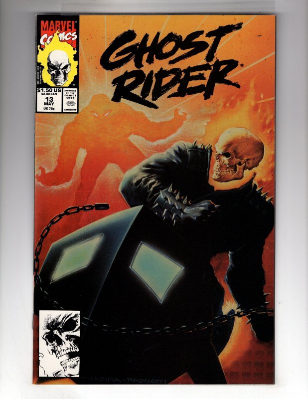 Ghost Rider #13 (1991) • Painted Cover    - [•ID#081]