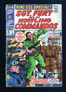 Sgt Fury & His Howling Commandos Annual #5 - Jack Kirby Art. (2.0) 1969