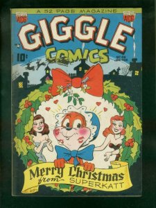 GIGGLE COMICS #69 1950-SUPERKATT-XMAS COVER VG 