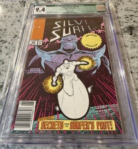 Silver Surfer # 50 CG Graded 9.4 Marvel Comic Book Qualified Printing Error JH27