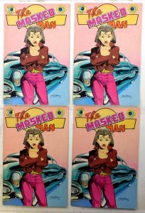 Masked Man Lot of 4 #8 x4 (1986) Eclipse Comics 1st Print Comic Books
