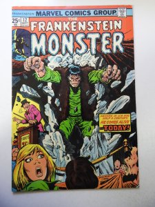 The Frankenstein Monster #12 (1974) FN/VF Condition MVS intact