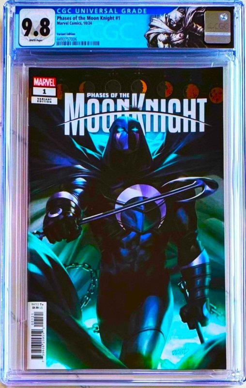 PHASES OF THE MOON KNIGHT #1 CGC 9.8 ? DERRICK CHEW VARIANT- CUSTOM LABEL