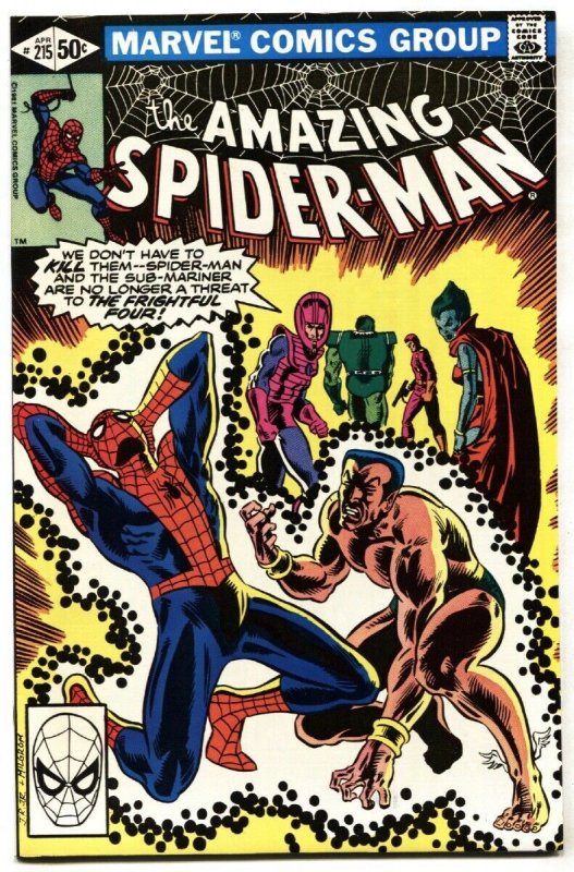 AMAZING SPIDER-MAN #215-1981-MARVEL comic book