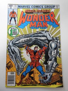 Marvel Premiere #55 (1980) VG+ Condition centerfold detached bottom staple