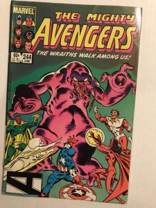 The Avengers #244 : Marvel 6/84 FN; Scarlet Witch