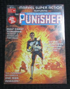 1976 MARVEL SUPER ACTION Magazine #1 VF- 7.5 Punisher / 1st Weirdworld