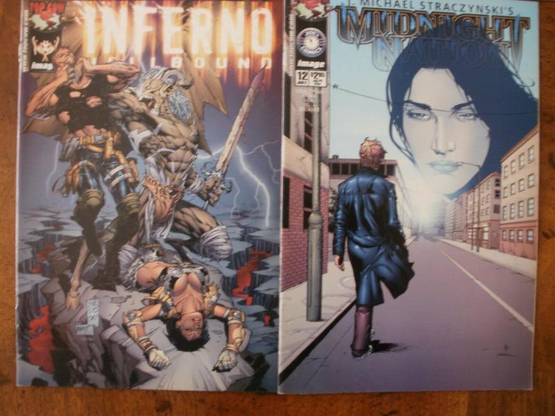 5 TOP COW IMAGE Comic: BUTCHER KNIGHT AGENCY INFERNO HELLBOUND MIDNIGHT NATION