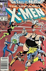 The Uncanny X-Men The Fall of the Mutants #225 Newsstand MINT