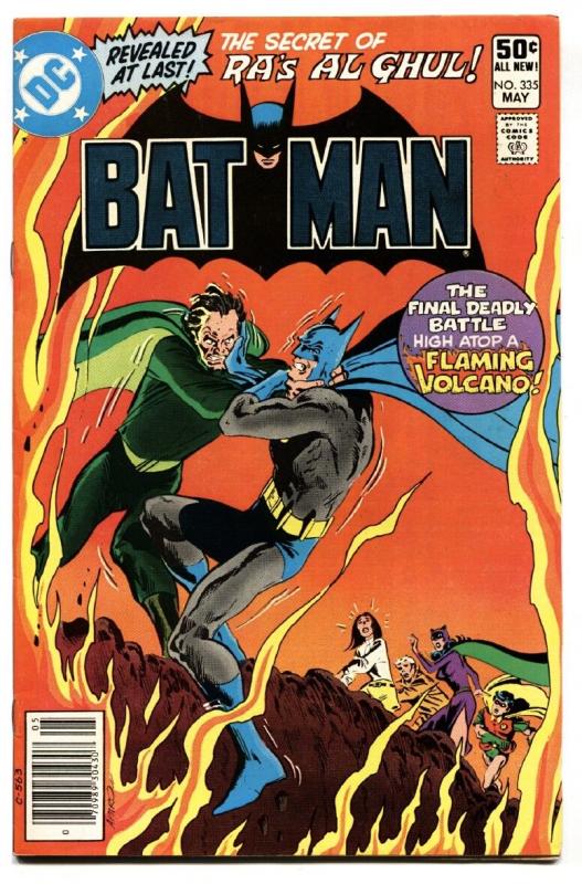 Batman #335 1981-Bronze Age-DC comics- Catwoman- Ra's Al Ghul VF+