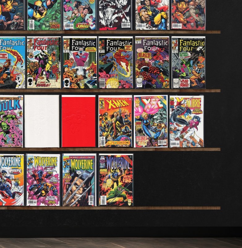 Huge Lot 150+ Comics with Wolverine, Fantastic Four, Cable, X-Force & More!