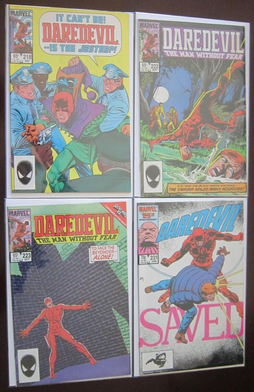 Daredevil Comics Lot: #200-299 (33 DIFF) 8.0 VF (1983-1987)