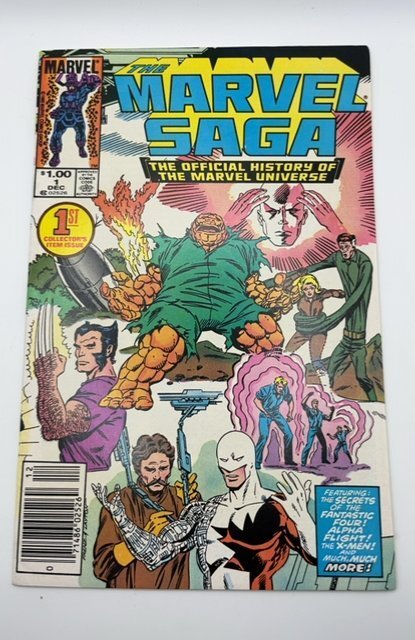 The Marvel Saga The Official History of the Marvel Universe #1 (1985)
