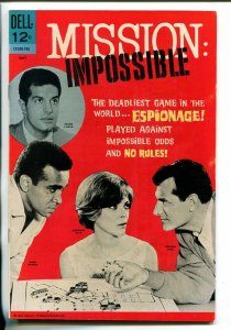 MISSION: IMPOSSIBLE #1 1967-DELL-PETER LUPUS-GREG MORRIS-BARBARA BAIN-HILL-fn