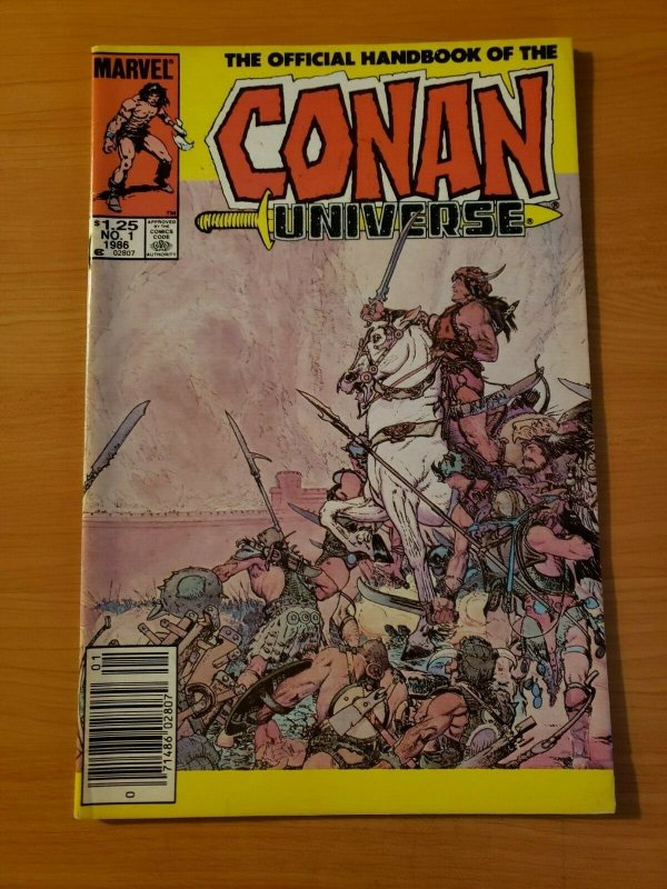 Official Handbook of the Conan Universe #1 Newsstand ~ NEAR MINT NM ~ 1986