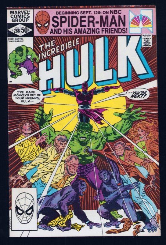 The Incredible Hulk #266 - Al Milgrom Cover + Sal Buscema Art (8.5) 1981