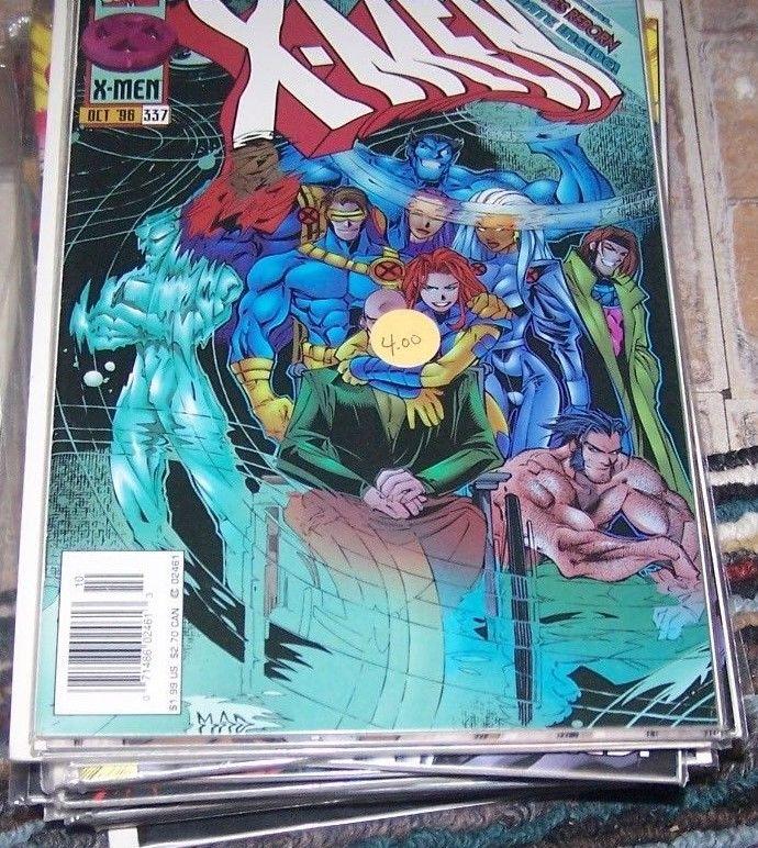  Uncanny X-Men #337 (Oct 1996, Marvel) gambit rogue wolverine xavier