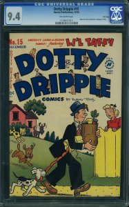 Dotty Dripple #15 (1950) CGC 9.4 NM