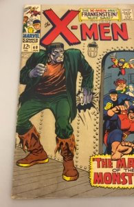 The X-Men #40 (1968)vs Frankenstein see description