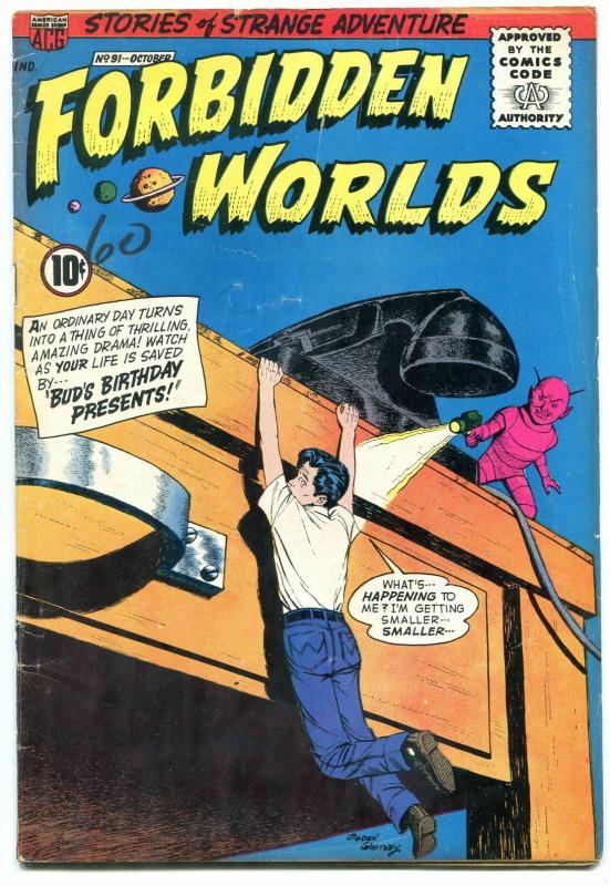 Forbidden Worlds #91 1960- Ogden Whitney- ACG Silver Age VG