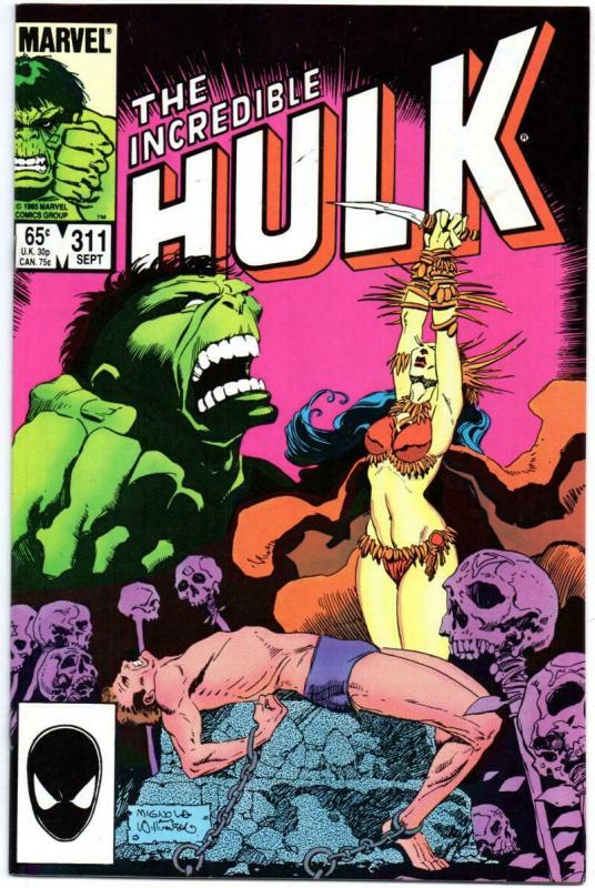 HULK #311, VF/NM, Incredible, Bruce Banner, Mignola, 1968 1985, Marvel