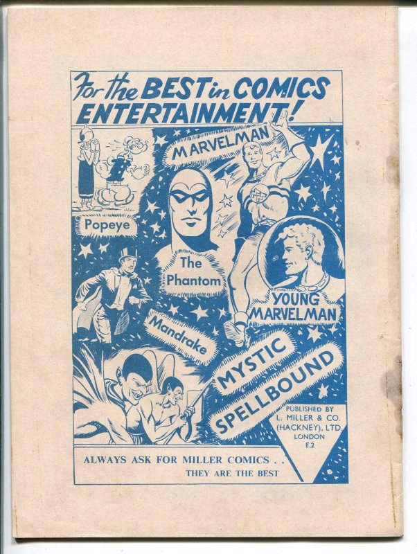 Captain Midnight  #12 1963-L. Miller-original non U.S. cover-Planet Of Peril-VG