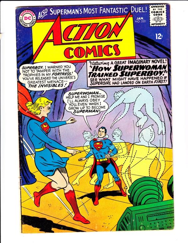 Action Comics #332 (Jan-66) VG/FN+ Mid-Grade Superman