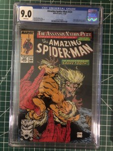 The Amazing Spider-Man #323, 324, 325 (1989) CGC graded Direct editions