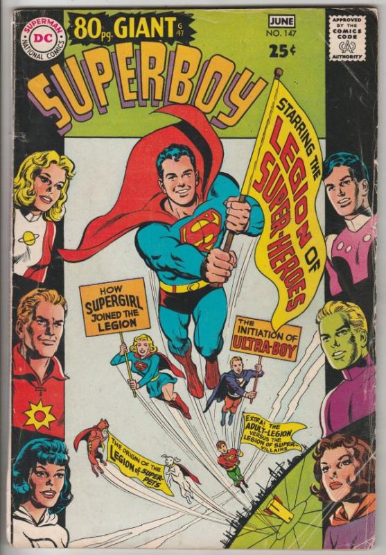 Superboy #147 (Jun-68) VG+ Affordable-Grade Superboy