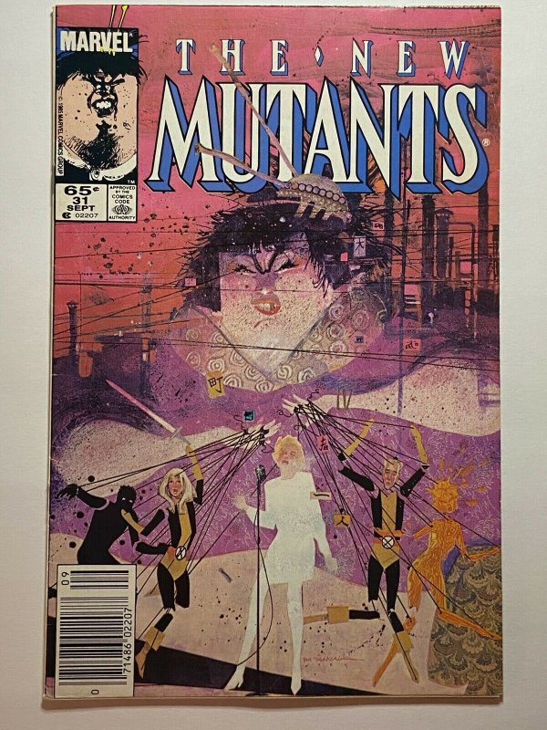 New Mutants #31 Bill Sienkiewicz Cover & Art 1985 Marvel Comics