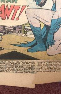 Detective comics 243, Coverless  1 inch tear light tanning