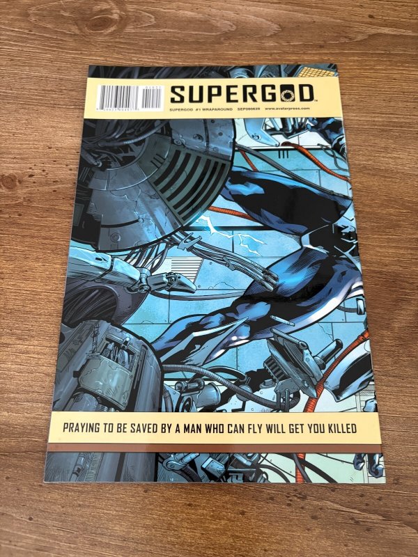 Supergod # 1 NM Wrap Variant Cover Avatar Press Comic Book 7 J332