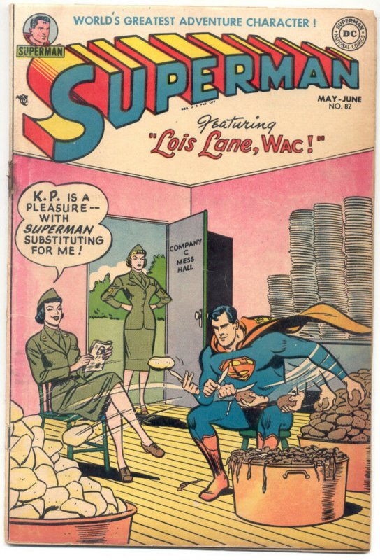 SUPERMAN #82 vg+ Pre-code