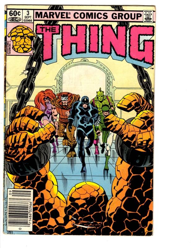 5 The Thing Marvel Comics # 1 2 3 4 5 Fantastic Four Spider-Man She-Hulk BH17